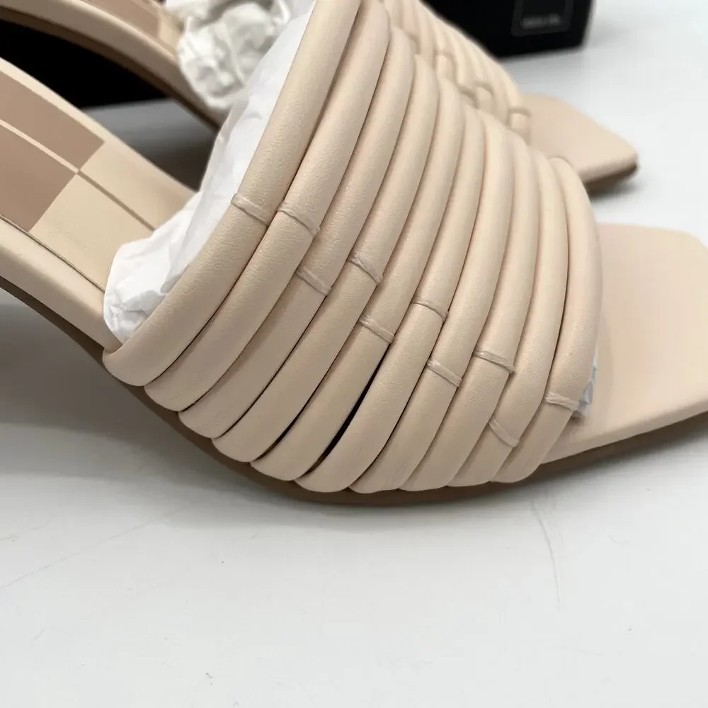 DOLCE VITA New in Box Priana Block Neutral Heels in Cream // 8.5 - Picture 6 of 12